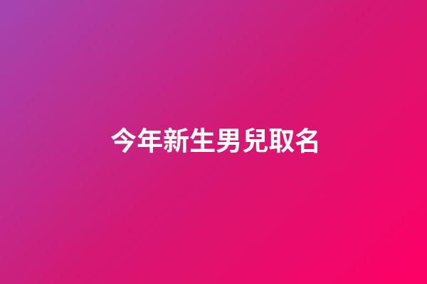 今年新生男兒取名(今年男嬰取什么名好)-第1張-男孩起名-玄機派