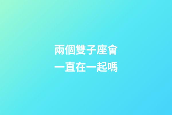 兩個雙子座會一直在一起嗎-第1張-星座運勢-玄機派