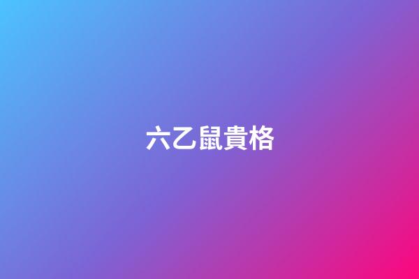 六乙鼠貴格