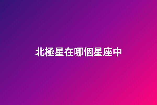 北極星在哪個星座中（北極星旁邊是什么星座）-第1張-星座運勢-玄機派