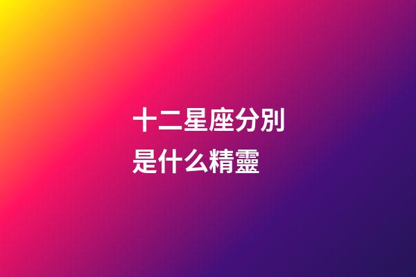 十二星座分別是什么精靈-第1張-星座運勢-玄機派