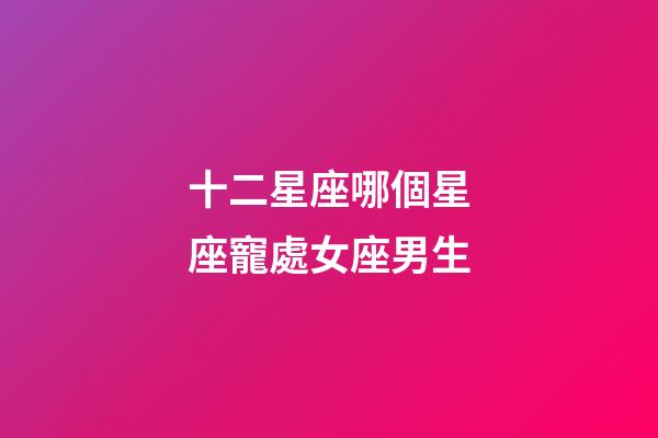 十二星座哪個星座寵處女座男生-第1張-星座運勢-玄機派