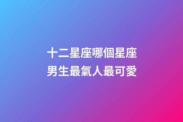 十二星座哪個星座男生最氣人最可愛-第1張-星座運勢-玄機派