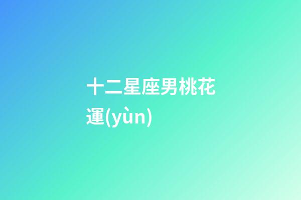 十二星座男桃花運(yùn)-第1張-星座運(yùn)勢-玄機(jī)派