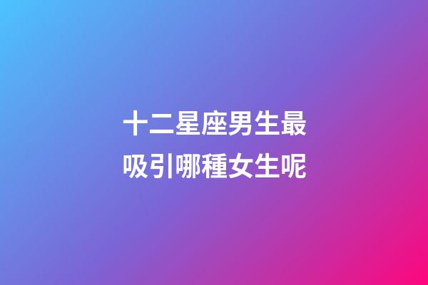 十二星座男生最吸引哪種女生呢-第1張-星座運勢-玄機派