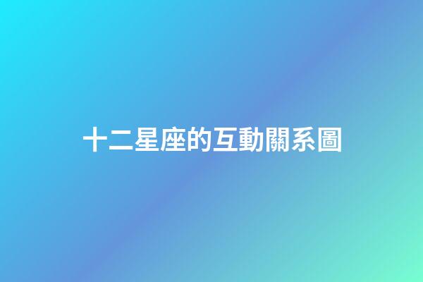 十二星座的互動關系圖-第1張-星座運勢-玄機派