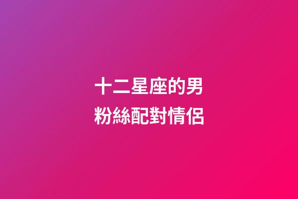 十二星座的男粉絲配對情侶-第1張-星座運勢-玄機派