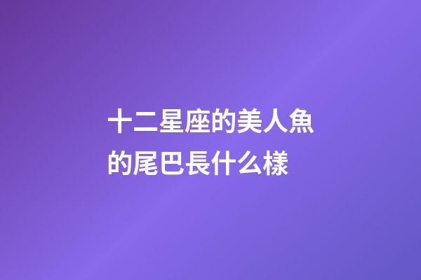 十二星座的美人魚的尾巴長什么樣-第1張-星座運勢-玄機派