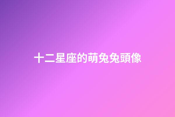 十二星座的萌兔兔頭像-第1張-星座運勢-玄機派