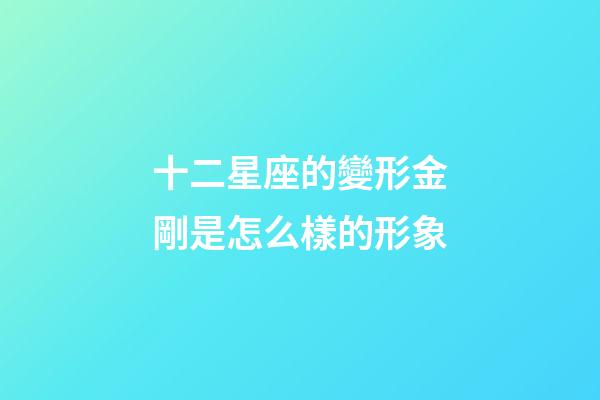 十二星座的變形金剛是怎么樣的形象
