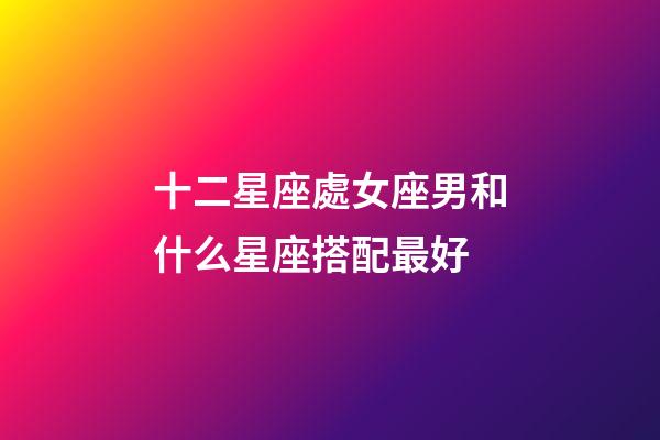 十二星座處女座男和什么星座搭配最好-第1張-星座運(yùn)勢-玄機(jī)派