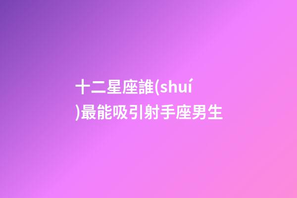 十二星座誰(shuí)最能吸引射手座男生-第1張-星座運(yùn)勢(shì)-玄機(jī)派