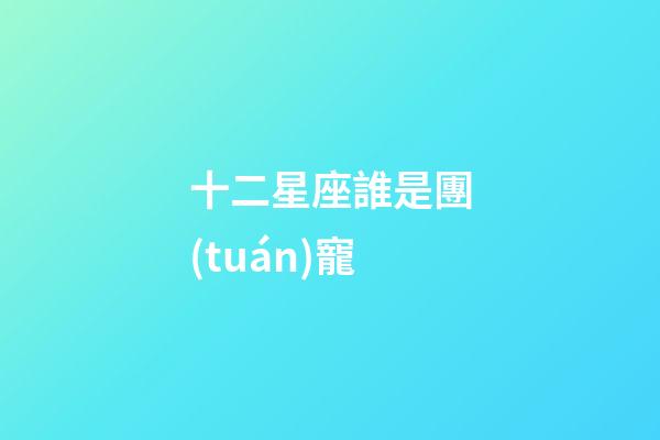 十二星座誰是團(tuán)寵-第1張-星座運(yùn)勢(shì)-玄機(jī)派