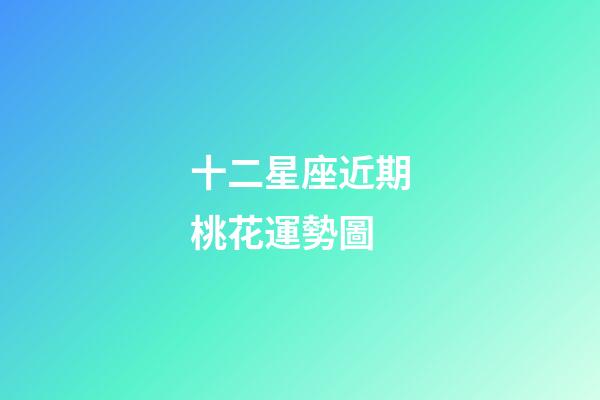 十二星座近期桃花運勢圖-第1張-星座運勢-玄機派