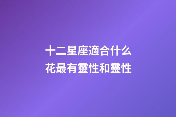 十二星座適合什么花最有靈性和靈性-第1張-星座運勢-玄機派