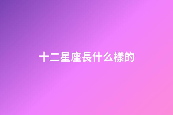 十二星座長什么樣的-第1張-星座運勢-玄機派
