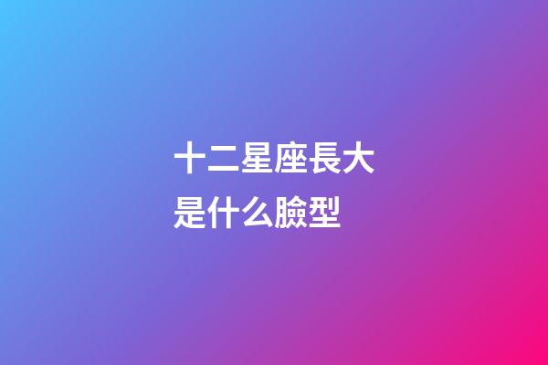十二星座長大是什么臉型-第1張-星座運勢-玄機派
