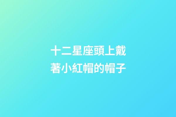 十二星座頭上戴著小紅帽的帽子-第1張-星座運勢-玄機派