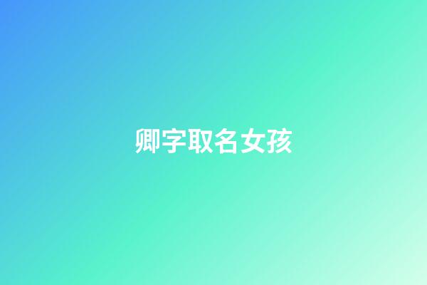卿字取名女孩(卿字取名女孩名字大全)-第1張-女孩起名-玄機派