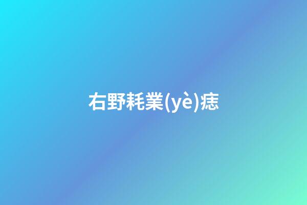 右野耗業(yè)痣