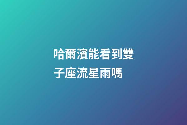 哈爾濱能看到雙子座流星雨嗎-第1張-星座運勢-玄機派