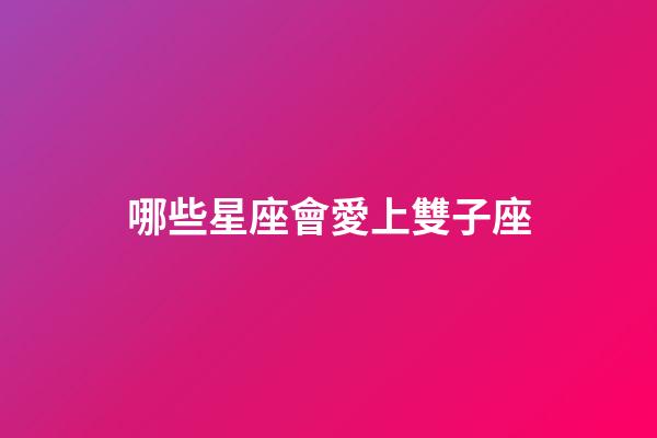 哪些星座會愛上雙子座（最容易愛上雙子座的星座）-第1張-星座運勢-玄機派