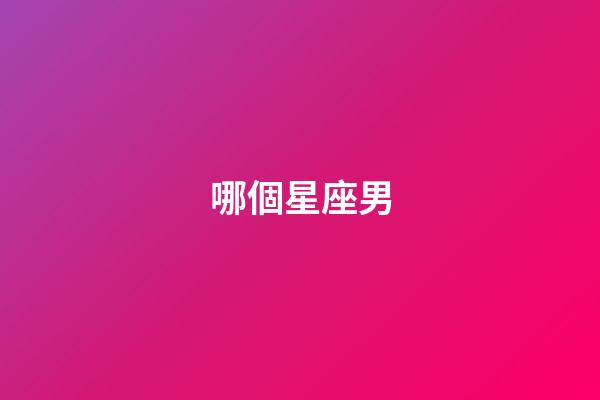 哪個星座男-第1張-星座運勢-玄機派