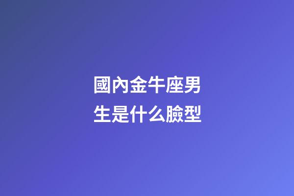國內金牛座男生是什么臉型-第1張-星座運勢-玄機派