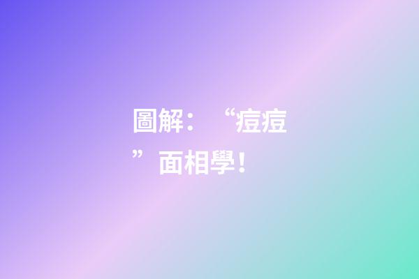 圖解：“痘痘”面相學！