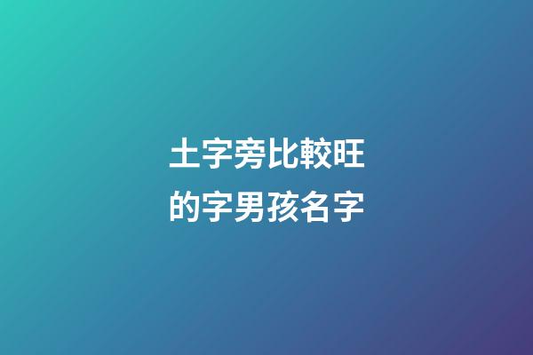 土字旁比較旺的字男孩名字(土字旁比較旺的字男孩小名)-第1張-男孩起名-玄機(jī)派