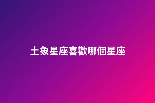 土象星座喜歡哪個星座-第1張-星座運勢-玄機派