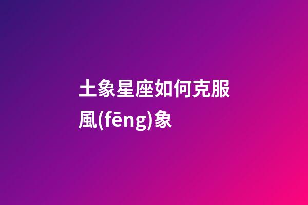 土象星座如何克服風(fēng)象-第1張-星座運勢-玄機派