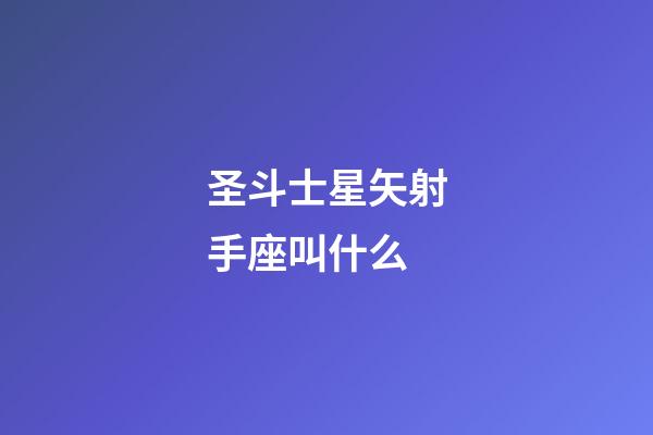 圣斗士星矢射手座叫什么-第1張-星座運勢-玄機派