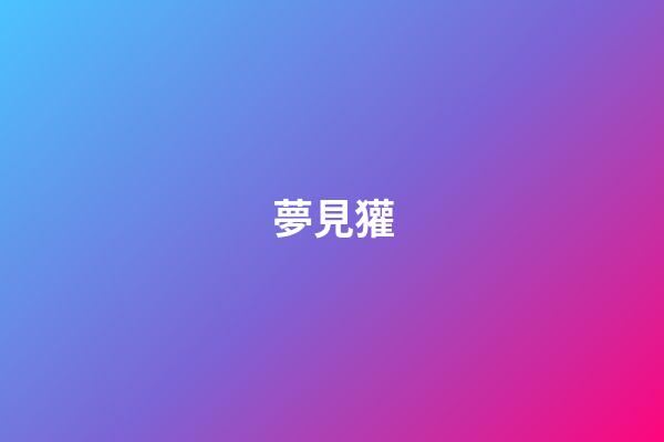 夢見獾