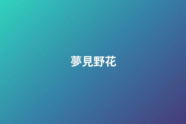 夢見野花