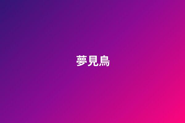 夢見鳥