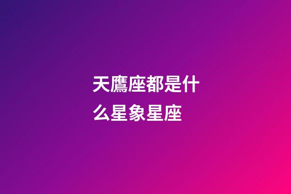 天鷹座都是什么星象星座-第1張-星座運勢-玄機派