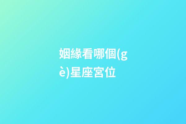 姻緣看哪個(gè)星座宮位-第1張-星座運(yùn)勢(shì)-玄機(jī)派