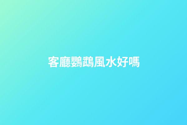 客廳鸚鵡風水好嗎