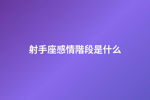 射手座感情階段是什么-第1張-星座運(yùn)勢-玄機(jī)派