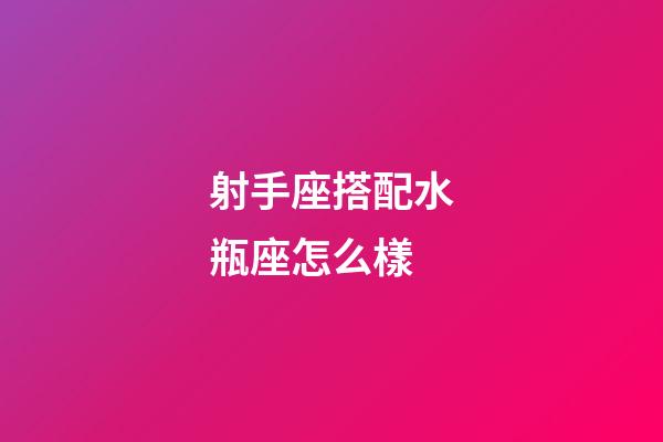射手座搭配水瓶座怎么樣-第1張-星座運勢-玄機派