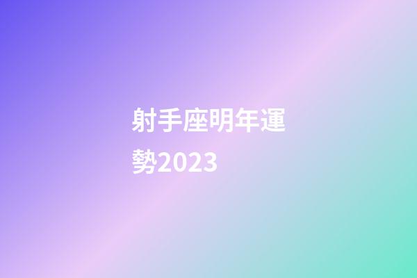 射手座明年運勢2023-第1張-星座運勢-玄機派
