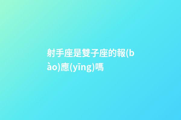 射手座是雙子座的報(bào)應(yīng)嗎-第1張-星座運(yùn)勢(shì)-玄機(jī)派