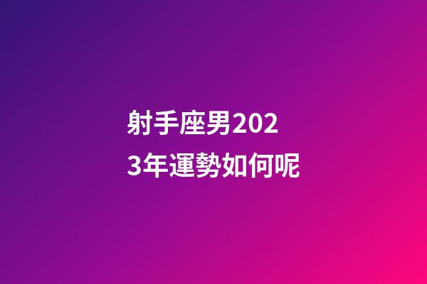 射手座男2023年運勢如何呢-第1張-星座運勢-玄機派