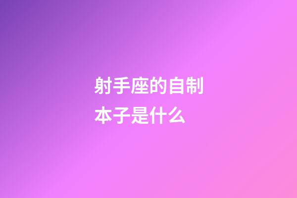 射手座的自制本子是什么-第1張-星座運勢-玄機派