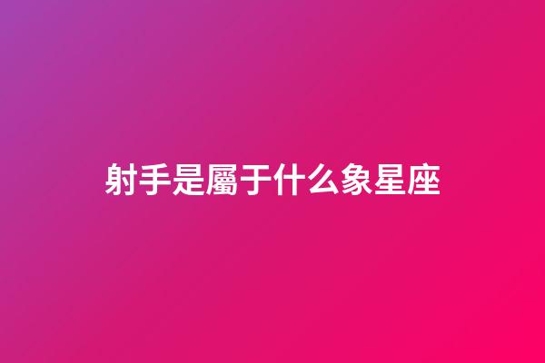 射手是屬于什么象星座-第1張-星座運勢-玄機派
