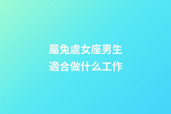 屬兔處女座男生適合做什么工作