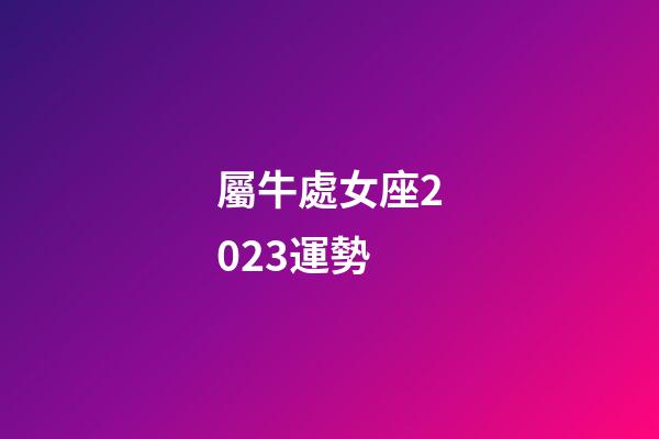 屬牛處女座2023運勢-第1張-星座運勢-玄機派