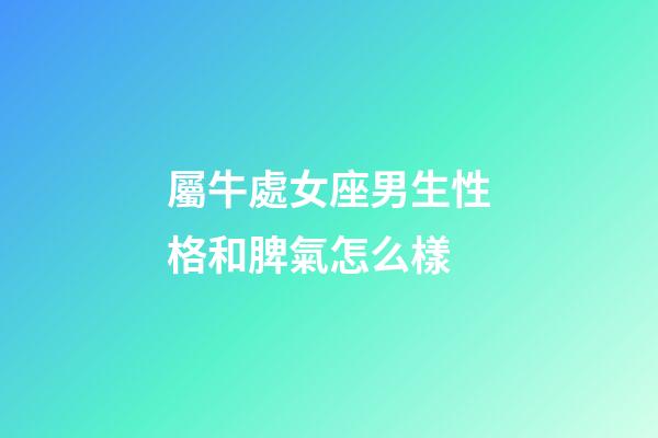 屬牛處女座男生性格和脾氣怎么樣-第1張-星座運勢-玄機派