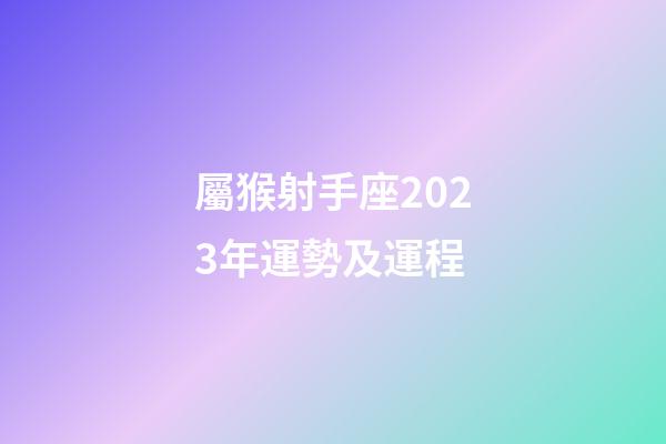 屬猴射手座2023年運勢及運程-第1張-星座運勢-玄機派